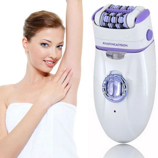 Get ready to experience the ultimate in hair removal with Danoz Direct Epilady, 3in1 Electric Epilator/Shaver/Pedicure