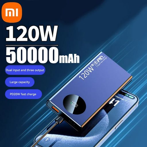Experience unmatched charging speed and power with Danoz Smart - Xiaomi 120W Power Bank.
