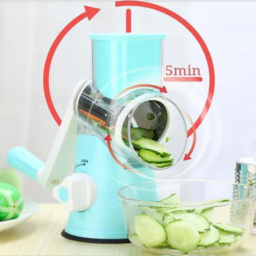 Danoz Direct 3-in-1 vegetable and fruit slicer makes kitchen prep a breeze!