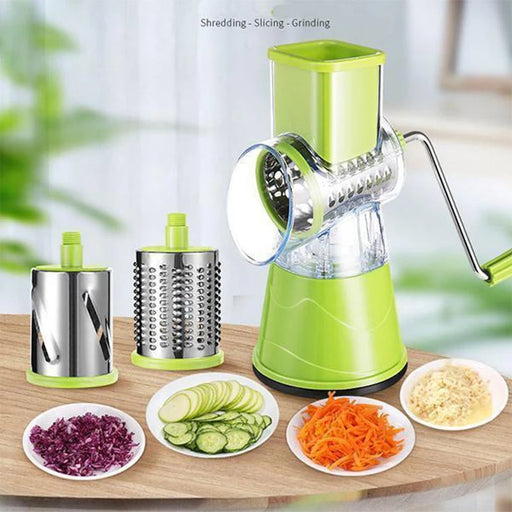 Danoz Direct 3-in-1 vegetable and fruit slicer makes kitchen prep a breeze!