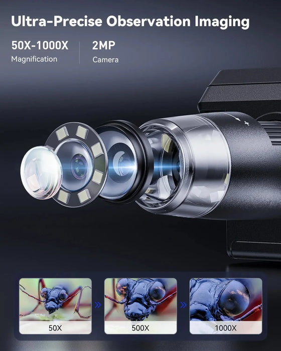 Introducing Danoz Direct's 4.3 Inch Digital Microscope. Featuring 1080P and up to 1000x magnification.