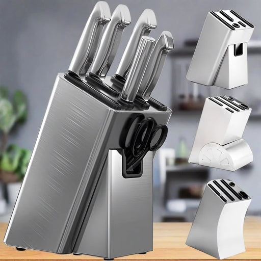 Maximize kitchen storage with the Danoz Direct Stainless Steel Knife Organizer. Made from durable stainless steel, this anti-rust