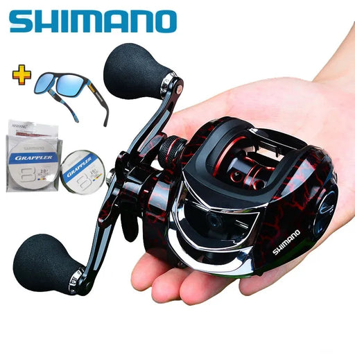 The ultimate in fishing with the Danoz - SHIMANO Outdoor Drip Wheel. 10KG pull and 7:1:1 gear ratio - Free Shimano Sunglasses
