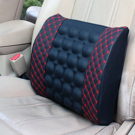 Experience ultimate comfort and relaxation while on the road with the Car Electric Massage Back Cushion from Danoz Direct -