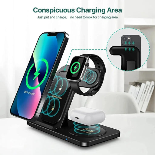 Unleash Danoz Direct Power with ChargeAll - Charge multiple devices at once, your iPhone, Apple Watch, AirPods -