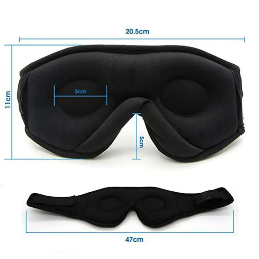 Enhance your sleep experience with Danoz Direct - Sleeping Mask 3D Eye Mask with Bluetooth Headset