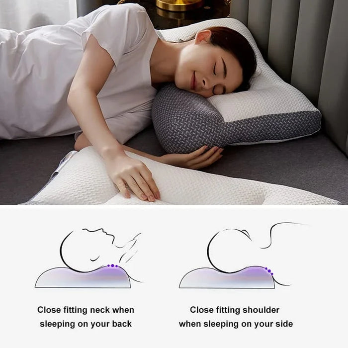 Danoz Direct - Experience ultimate comfort and pain relief with Danoz Direct's Super Ergonomic Pillow -