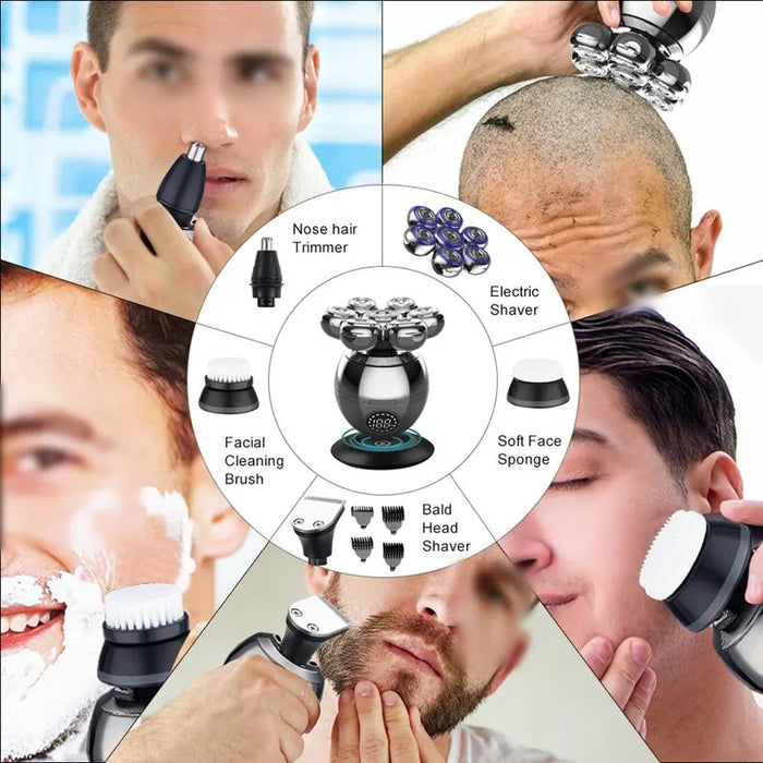 Perfect groom with Danoz Direct Men Grooming Kit! This all-in-one kit features a 7-head wet and dry electric Shaver for a smooth Shave.