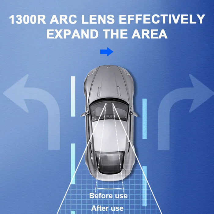 Upgrade your driving experience with Danoz Direct -  WideView Mirror - Wide Angle Convex Rearview Mirror Anti Glare