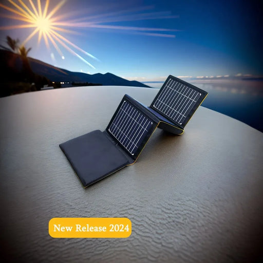 Danoz Direct - Harness the power of the sun with LEETA Portable Solar Panel! This high-quality, waterproof charger is perfect for outdoor adventures and travel