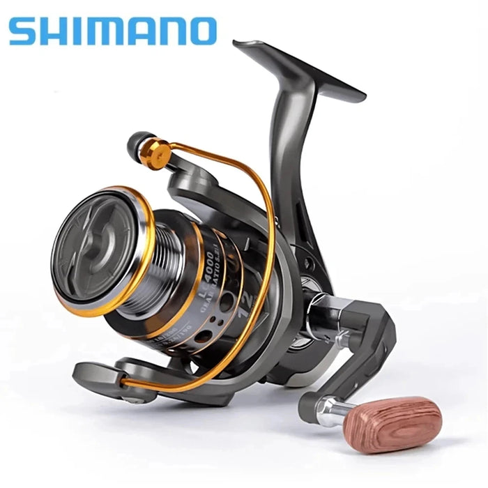Experience the power of Danoz Fishing - SHIMANO Spinning Reel. With a strong 10Kg max drag power, Free Shimano Sunglasses Value 29.95
