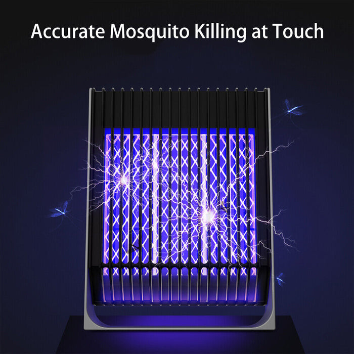 Say goodbye to pesky insects with our Electric Mosquito Killer Lamp. Featuring LED UV light and a powerful bug zapper