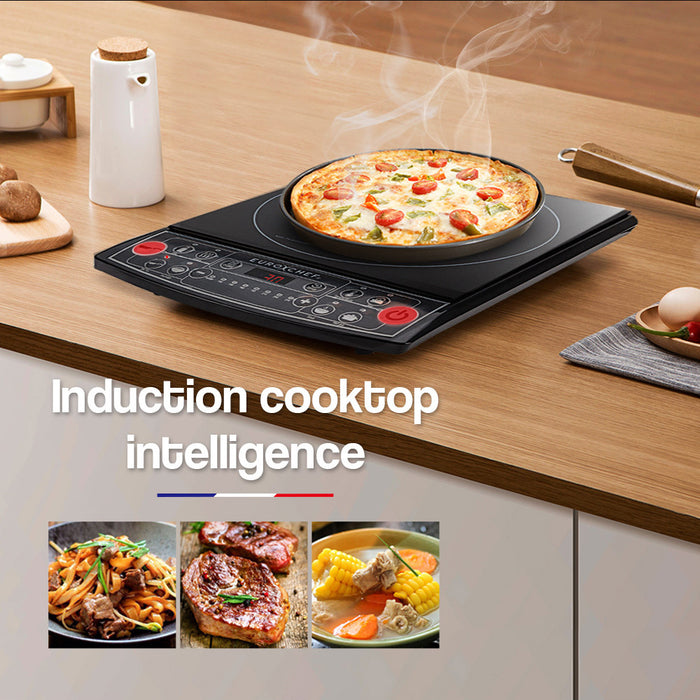 Ultimate convenience in your kitchen with Danoz Direct - EuroChef Electric Induction Portable Cooktop.
