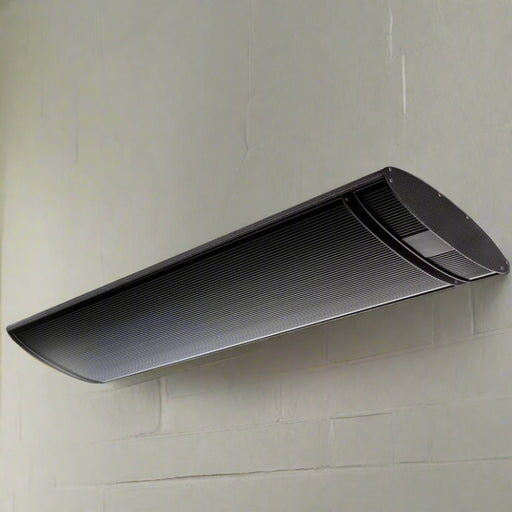 2x BIO Outdoor Strip Radiant Heater Alfresco 2400W Ceiling Wall Mount Heating Bar Panel