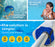 AURELAQUA Pool Cover 500 Micron 11x5m Solar Blanket Swimming Thermal Blue Silver