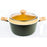 Nonstick Casting Stock Soup Pot Elegant Ceramic Coat Casserole with Lid