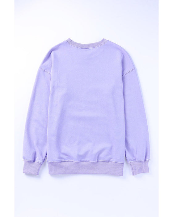 Azura Exchange Letter Graphic Pullover Sweatshirt - XL