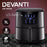 Danoz Direct - Devanti Air Fryer 7L LCD Fryers Black