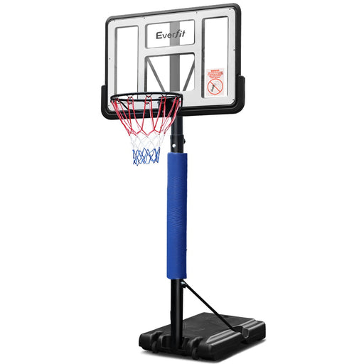 Danoz Direct - Everfit 3.05M Basketball Hoop Stand System Adjustable Height Portable Pro Blue