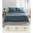 Danoz Direct - Cosy Club Cotton Bed Sheets Set Blue Grey Cover Double