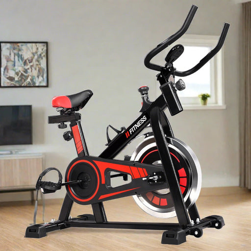 Danoz Direct - Everfit Spin Bike Exercise Bike Flywheel Cycling Home Gym Fitness 120kg
