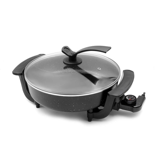 Danoz Direct - Electric Fry Pan with Cooking Divider, 3.5L Capacity, Non-Stick