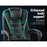 Danoz Direct - Artiss 2 Point Massage Office Chair PU Leather Black
