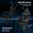 Danoz Direct - Artiss 2 Point Massage Gaming Office Chair Footrest Grey