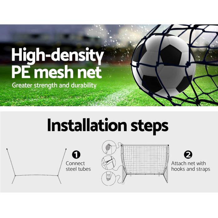 Danoz Direct - Everfit 3.6m Football Soccer Net Portable Goal Net Rebounder Sports Training
