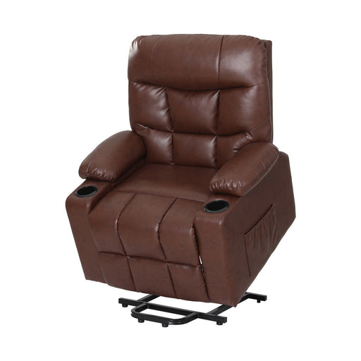 Danoz Direct - Artiss Recliner Chair Lift Assist Heated Massage Chair Leather Claude