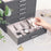 Danoz Direct - Jewellery Grey Box, 6 Layers,  5 Drawers