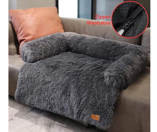 Danoz Direct - Calming Furniture Protector For Your Pets Couch Sofa Car & Floor Medium Charcoal