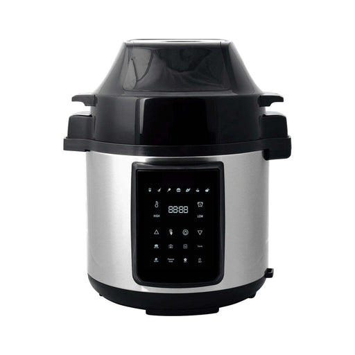 Danoz Direct - 6L Air Fryer + Pressure Cooker (Silver) Kitchen Appliance