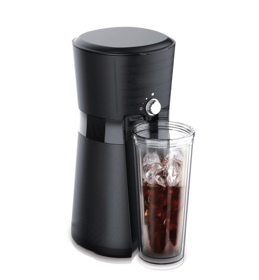 Danoz Direct - Digital Iced Coffee Maker w/ 10oz, Reusable Cup & Straw Included