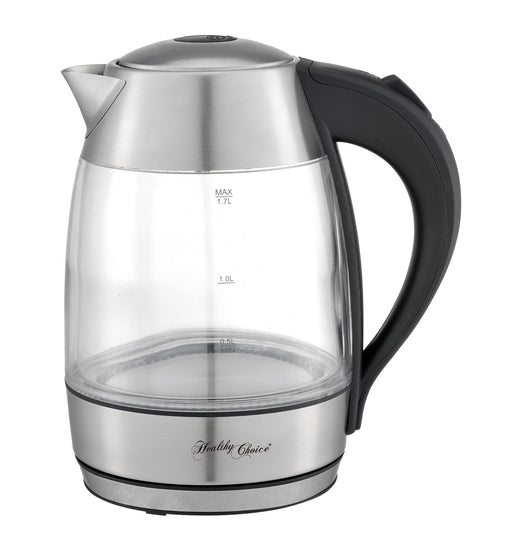 Danoz Direct - 1.7 Litre Glass Kettle with 360 degrees Rotational Base