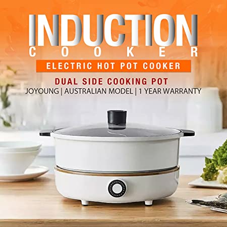 Danoz Direct - Joyoung IH Induction Cooker with Hot Pot C21-CL01, 300W-2100W Adjustable Power Supply, Separated Pot and Stove