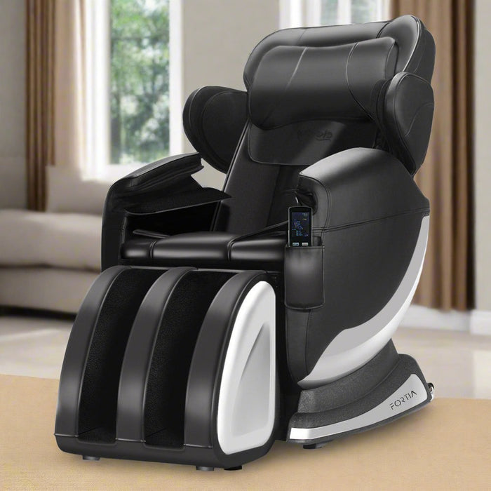 Danoz Direct - FORTIA Electric Massage Chair Full Body Reclining Zero Gravity Recliner Back Kneading Massager