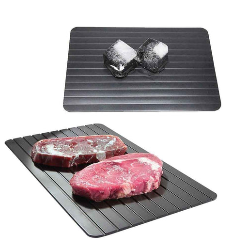 Danoz Direct - Defrost Express Defrosting Meat Tray - Miracle Aluminium Thawing Plate Board Mat