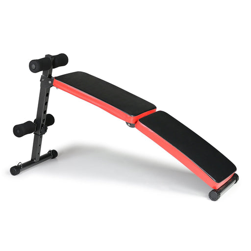 Danoz Direct -  Powertrain Inclined Sit up bench with Resistance bands
