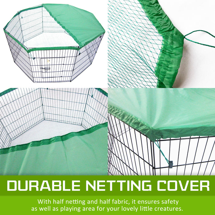 Danoz Direct - Paw Mate Pet Playpen 8 Panel 24in Foldable Dog Cage + Cover