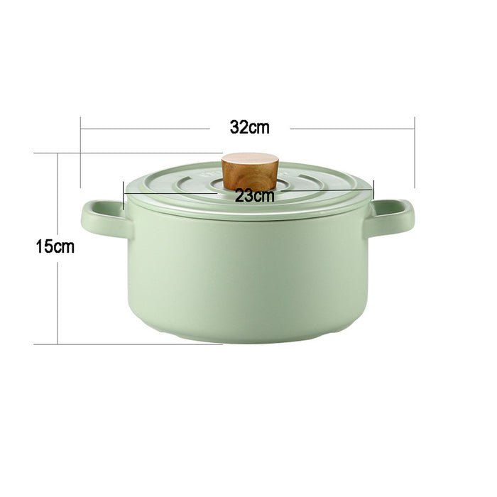 Danoz Direct - 3.5L Ceramic Cooking Pot Clay Pot Japanese Donabe Chinese Ceramic Claypot Cookware Stockpot Lid