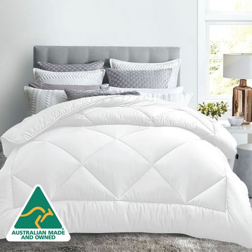 Indulge in the ultimate luxury with the Danoz Direct Luxor All Season Microfibre Quilt. Made in Australia