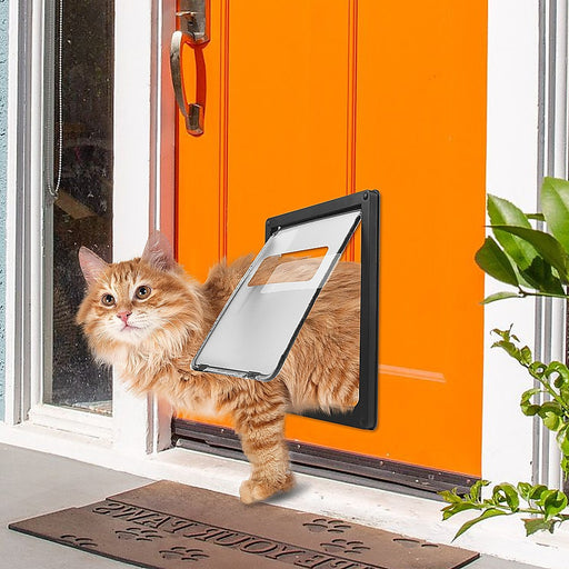 Danoz Direct - Pet Cat Dog Safe Security Flap Locking Door
