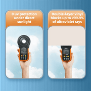 2 - Pack Green Ultra - Compact 5 - Fold Waterproof All - Weather Umbrella for Women - Heart Pattern, Black Glue UV Protection, 8 - Rib Frame, Portable Capsule Parasol - danozdirect