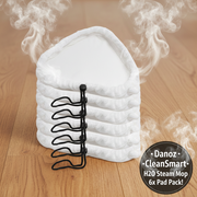 6 x Replacement Pads for Steam Mops, Reusable Washable Cloths Microfiber - danozdirect