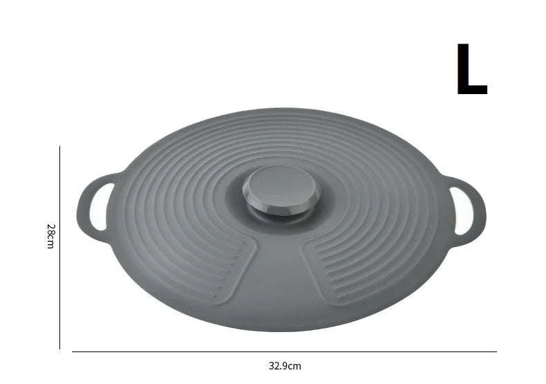 🍳 Danoz CookSmart | Silicone Pot & Pan Lid | Microwave Splash Guard | Heat & Cold Resistant -40°F to 446°F | Food-Grade | Bowls, Pots & Pans | S / M / L | Free Postage!