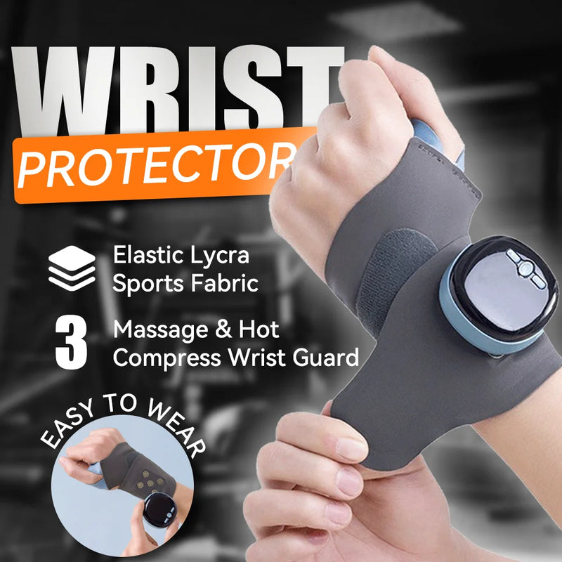 Danoz Health - Heated Wristband Massager for Tendonitis TFCC Strain Sprain Sports Wrist Guard