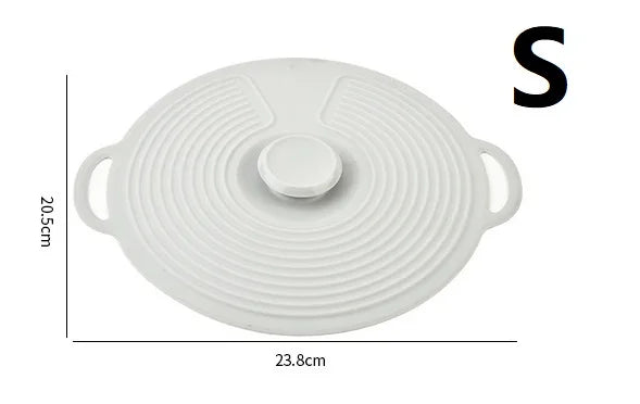 🍳 Danoz CookSmart | Silicone Pot & Pan Lid | Microwave Splash Guard | Heat & Cold Resistant -40°F to 446°F | Food-Grade | Bowls, Pots & Pans | S / M / L | Free Postage!