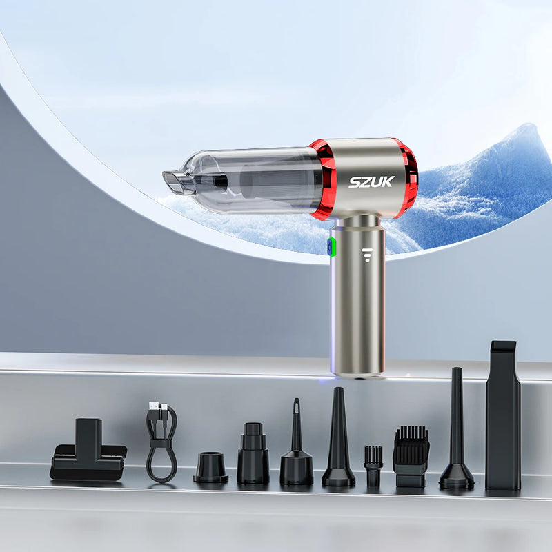 Danoz CleanSmart 💎 | SZUK 100W Cordless Handheld Vacuum | 15KPa Suction | 3-in-1 Vacuum, Blower & Inflator | HEPA Filter | 7 Variants | Free Postage!