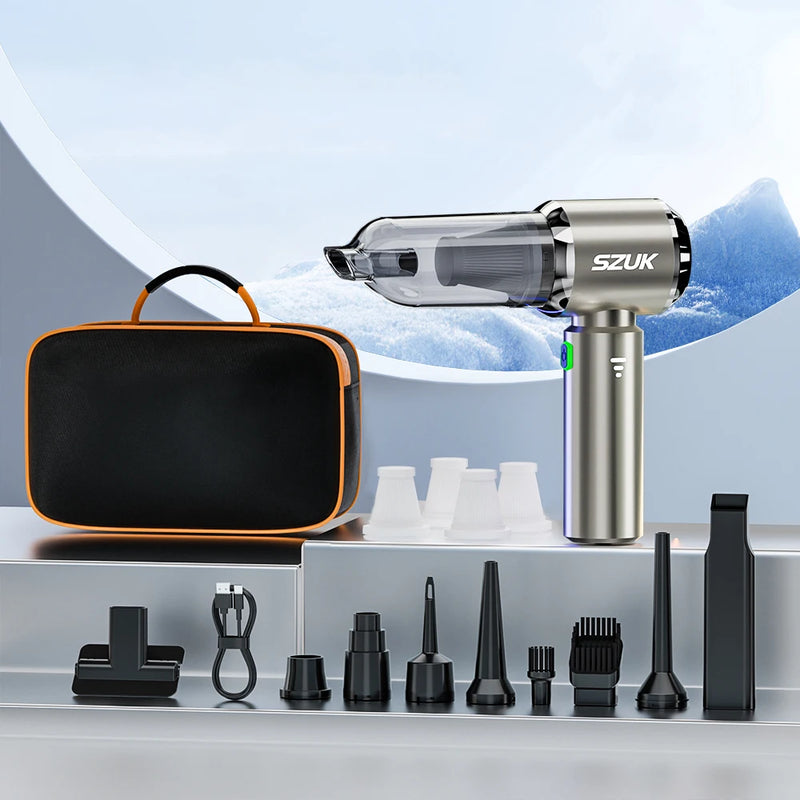 Danoz CleanSmart 💎 | SZUK 100W Cordless Handheld Vacuum | 15KPa Suction | 3-in-1 Vacuum, Blower & Inflator | HEPA Filter | 7 Variants | Free Postage!